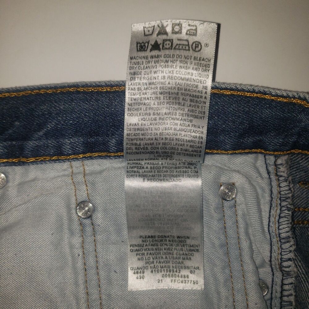 LEVIS 550 W42 L32  Denim Blue Jeans Mens Size 42 X 32 - Picture 5 of 7